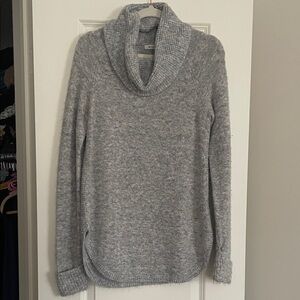 Reitmans Soft Heather Gray Cowl Neck Sweater